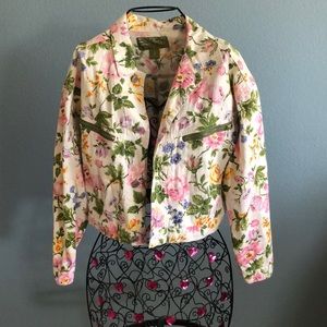 Vintage floral Esprit sport jacket